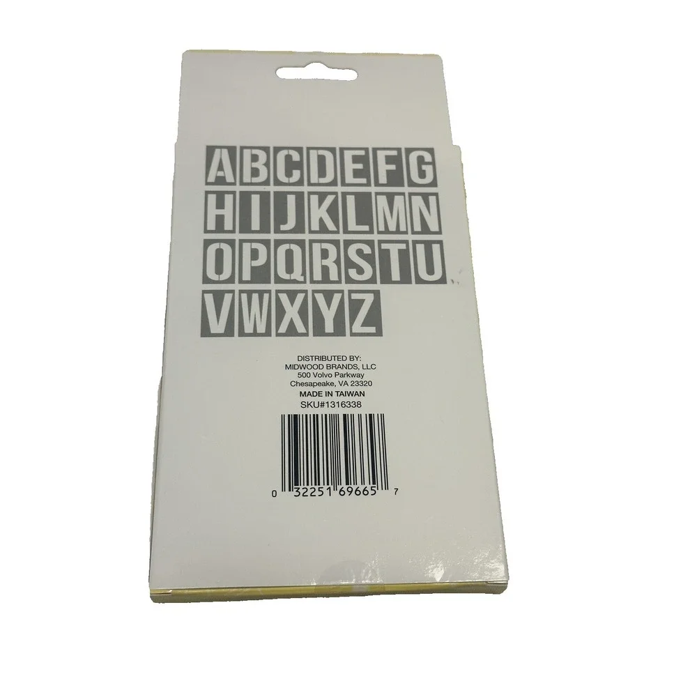 poster stencils 26 count 5 inch ABCs‎
